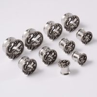Hip-hop Retro Solid Color Stainless Steel Ear Studs main image 5
