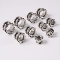 Hip-hop Retro Solid Color Stainless Steel Ear Studs main image 4