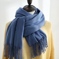 Women's Simple Style Solid Color Imitation Cashmere Scarf sku image 10