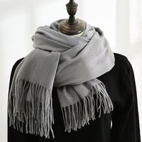 Women's Simple Style Solid Color Imitation Cashmere Scarf sku image 5
