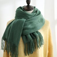 Women's Simple Style Solid Color Imitation Cashmere Scarf sku image 24