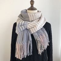 Women's Simple Style Solid Color Imitation Cashmere Printing Scarf sku image 6