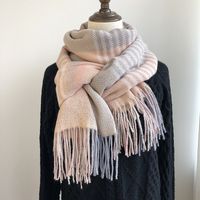 Women's Simple Style Solid Color Imitation Cashmere Printing Scarf sku image 8