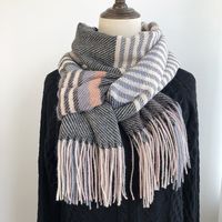 Women's Simple Style Solid Color Imitation Cashmere Printing Scarf sku image 5