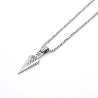 Punk Simple Style Classic Style Arrow Stainless Steel Plating Chain 18k Gold Plated Unisex Pendant Necklace sku image 4