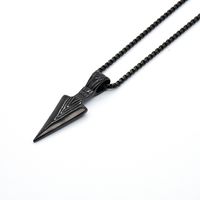 Punk Simple Style Classic Style Arrow Stainless Steel Plating Chain 18k Gold Plated Unisex Pendant Necklace sku image 1