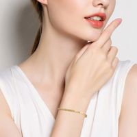 Modern Style Simple Style Solid Color Sterling Silver Irregular Handmade Plating 14k Gold Plated White Gold Plated Silver Plated Bracelets main image 2
