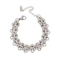 Simple Style Geometric Titanium Steel Plating Chain Women's Necklace sku image 1
