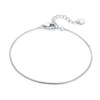 Casual Lindo Forma De Corazón Gato Mariposa Plata Esterlina Blanco Oro Plateado Circón Pulsera Al Mayoreo sku image 1