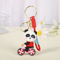 Cute Panda Pvc Metal Unisex Bag Pendant Keychain 1 Piece sku image 17