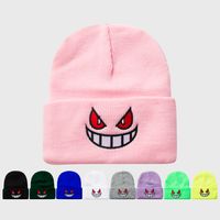 Unisex Funny Eye Embroidery Eaveless Wool Cap main image 10