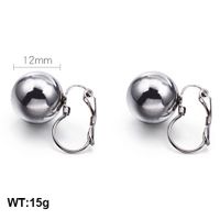 1 Paar Mode Geometrisch Überzug Titan Stahl 18 Karat Vergoldet Ohrringe sku image 3