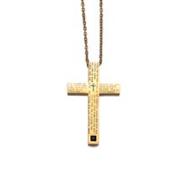 Casual Retro Cross Stainless Steel Men's Pendant Necklace main image 4
