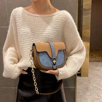 Women's All Seasons Pu Leather Solid Color Elegant Vacation Streetwear Sewing Thread Square Zipper Lock Clasp Shoulder Bag main image 2