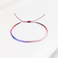 Basic Color Block Glass Knitting Women's Bracelets main image 4