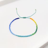 Basic Color Block Glass Knitting Women's Bracelets main image 3