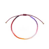 Basic Color Block Glass Knitting Women's Bracelets sku image 2