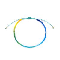 Basic Color Block Glass Knitting Women's Bracelets sku image 3