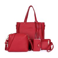 Women's Large All Seasons Pu Leather Solid Color Classic Style Bucket Zipper Bucket Bag main image 1