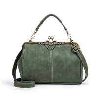 Women's Medium All Seasons Pu Leather Solid Color Classic Style Square Lock Clasp Shoulder Bag main image 2