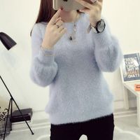 Women's Sweater Long Sleeve Sweaters & Cardigans Casual Solid Color sku image 1