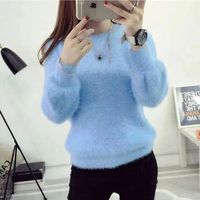 Women's Sweater Long Sleeve Sweaters & Cardigans Casual Solid Color sku image 5