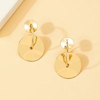 Wholesale Jewelry Lady Commute Geometric Alloy 14k Gold Plated Plating Drop Earrings main image 3