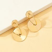 Wholesale Jewelry Lady Commute Geometric Alloy 14k Gold Plated Plating Drop Earrings main image 5