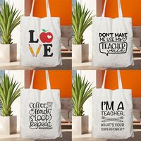 Women's Simple Style Letter Shopping Bags main image 5