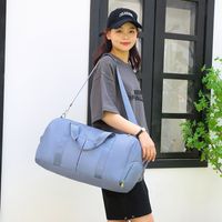 Unisex Classic Style Solid Color Nylon Travel Bags main image 1