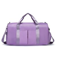 Unisex Classic Style Solid Color Nylon Travel Bags sku image 2