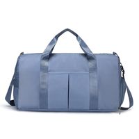 Unisex Classic Style Solid Color Nylon Travel Bags sku image 6