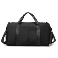 Unisex Classic Style Solid Color Nylon Travel Bags sku image 5