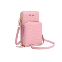 Women's All Seasons Pu Leather Solid Color Preppy Style Classic Style Square Zipper Phone Wallets main image 3