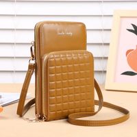 Women's All Seasons Pu Leather Solid Color Preppy Style Classic Style Square Zipper Phone Wallets sku image 4