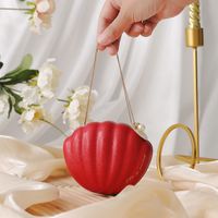 Heart Shape Shell Tinplate Wedding Banquet Gift Wrapping Supplies sku image 6