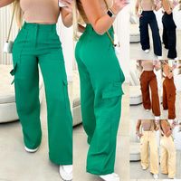 Women's Street Casual Solid Color Full Length Casual Pants main image 1