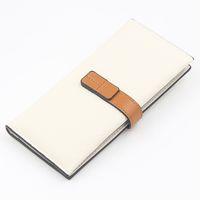 Women's Solid Color Pu Leather Buckle Wallets sku image 3