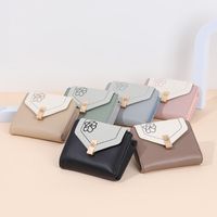 Women's Color Block Pu Leather Buckle Wallets main image 4