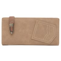 Women's Solid Color Pu Leather Buckle Wallets sku image 3