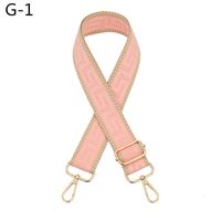 Polyester Color Block Bag Strap sku image 1