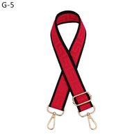 Polyester Color Block Bag Strap sku image 5