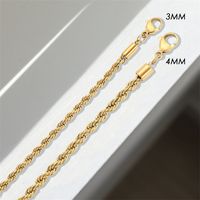 Lady Spiral Stripe Stainless Steel Plating Chain Bracelets main image 3
