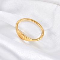 Wholesale Elegant Sun Titanium Steel Plating Rings main image 5