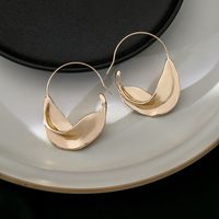 1 Pair Simple Style Solid Color Irregular Plating Alloy Earrings main image 5