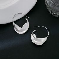 1 Pair Simple Style Solid Color Irregular Plating Alloy Earrings main image 2