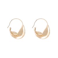 1 Pair Simple Style Solid Color Irregular Plating Alloy Earrings main image 3