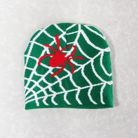 Unisex Hip-hop Vintage Style Spider Spider Web Eaveless Wool Cap sku image 4