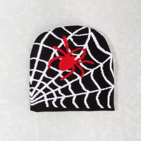 Unisex Hip-hop Vintage Style Spider Spider Web Eaveless Wool Cap sku image 2
