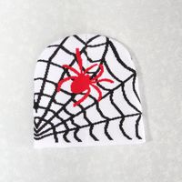 Unisex Hip-hop Vintage Style Spider Spider Web Eaveless Wool Cap sku image 3